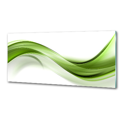 Kitchen splashback Green wave