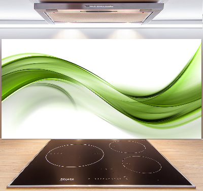 Kitchen splashback Green wave