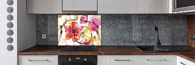 Cooker splashback Floral pattern