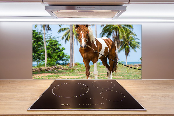 Cooker splashback Spotted horse