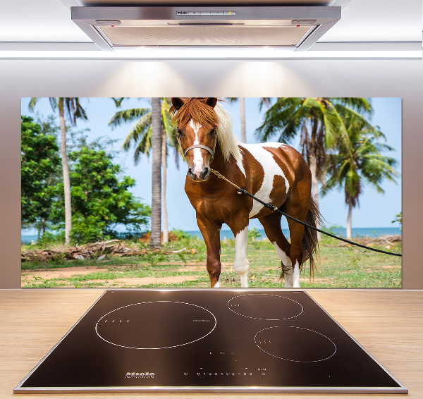 Cooker splashback Spotted horse