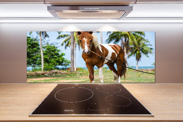 Cooker splashback Spotted horse