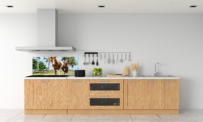 Cooker splashback Spotted horse