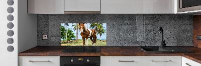 Cooker splashback Spotted horse