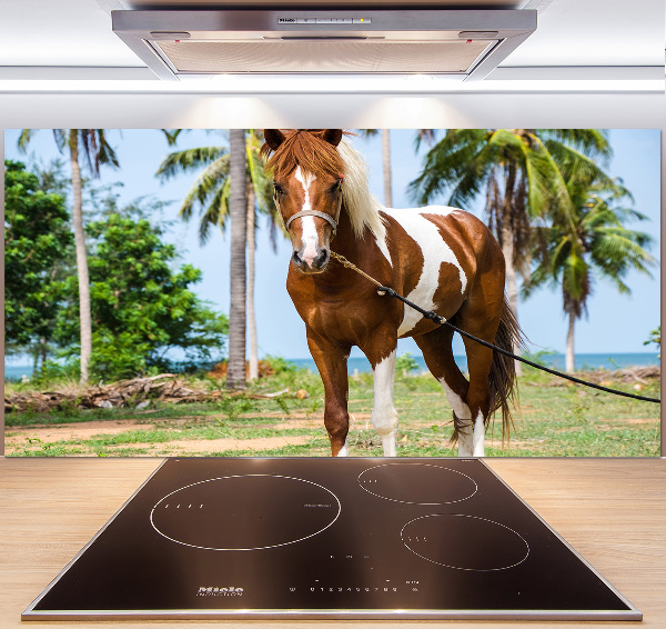 Cooker splashback Spotted horse