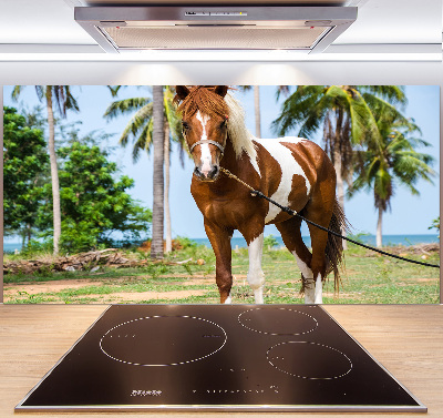 Cooker splashback Spotted horse