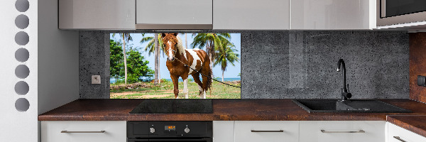 Cooker splashback Spotted horse