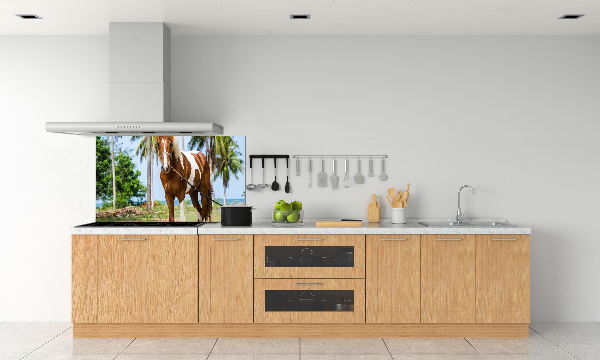 Cooker splashback Spotted horse