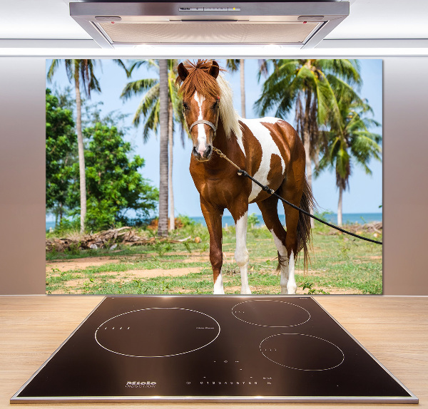 Cooker splashback Spotted horse