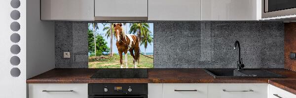 Cooker splashback Spotted horse