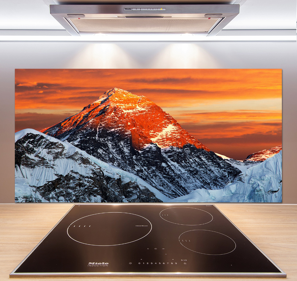 Kitchen splashback Everest peak