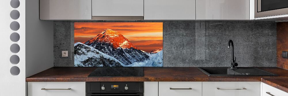 Kitchen splashback Everest peak