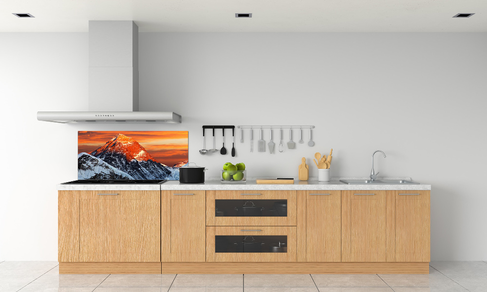 Kitchen splashback Everest peak