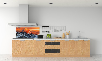 Kitchen splashback Everest peak