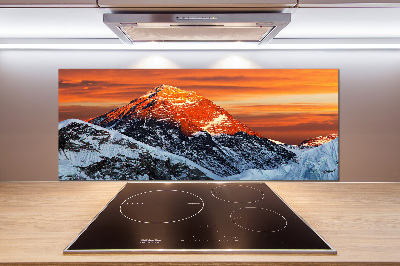 Kitchen splashback Everest peak