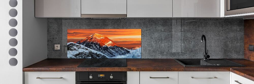 Kitchen splashback Everest peak