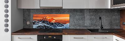 Kitchen splashback Everest peak