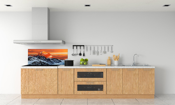 Kitchen splashback Everest peak