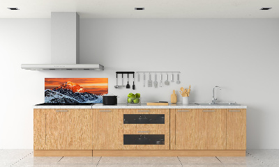 Kitchen splashback Everest peak