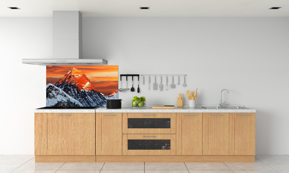 Kitchen splashback Everest peak