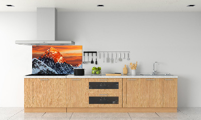 Kitchen splashback Everest peak