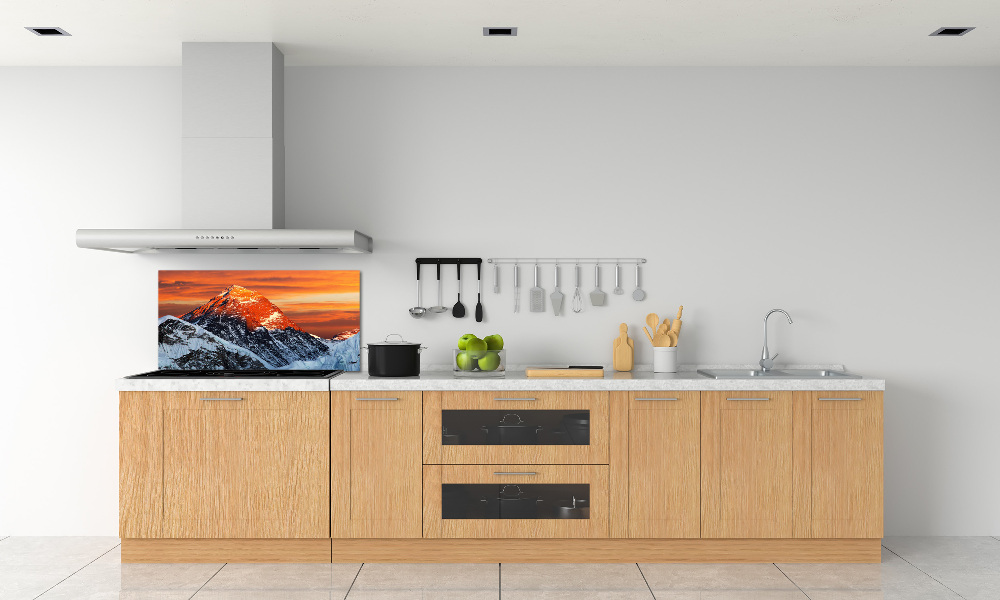 Kitchen splashback Everest peak