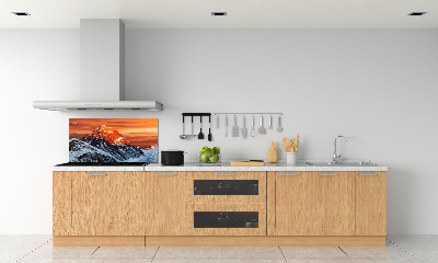 Kitchen splashback Everest peak