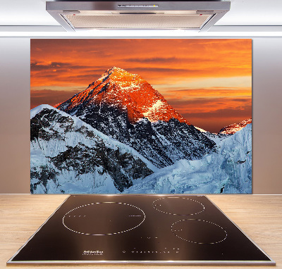 Kitchen splashback Everest peak