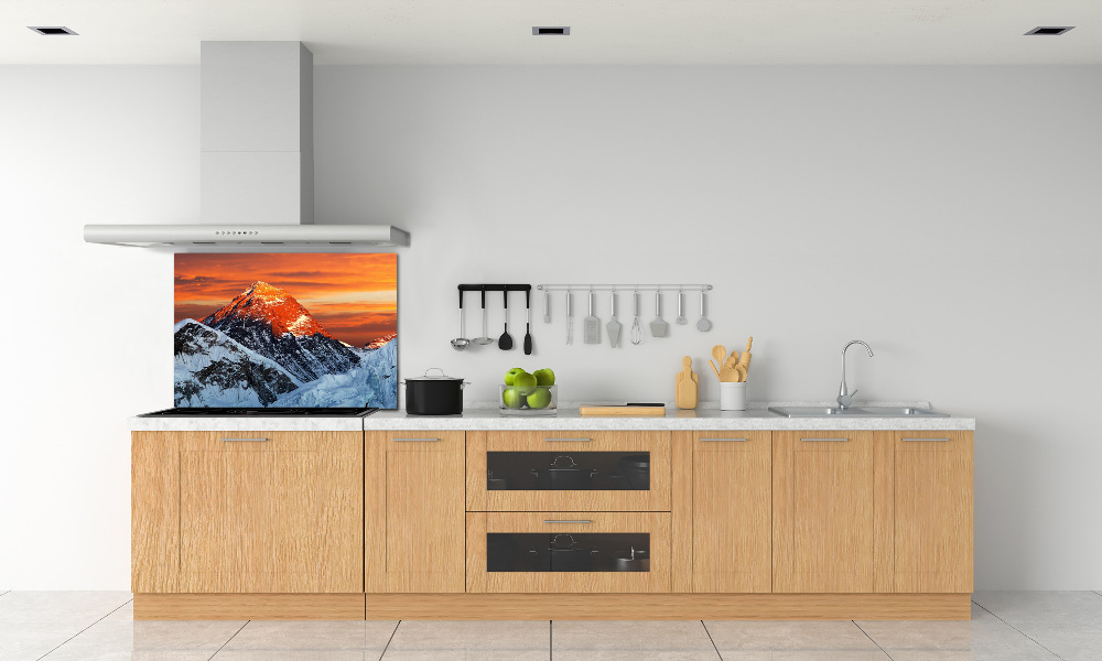 Kitchen splashback Everest peak