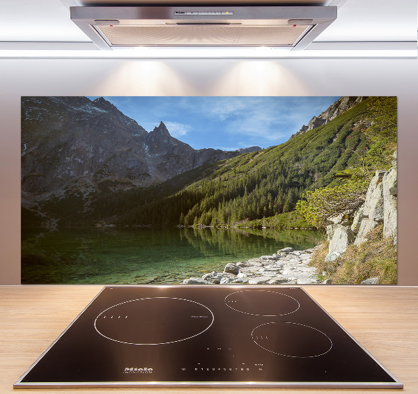 Cooker splashback Morskie Oko Tatry