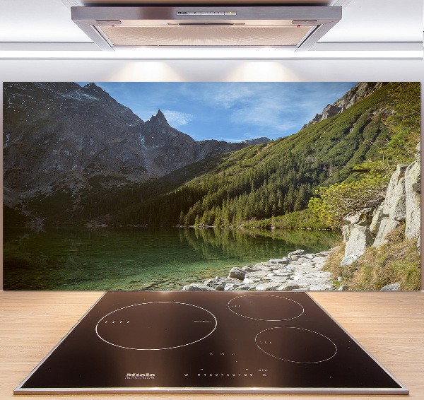 Cooker splashback Morskie Oko Tatry