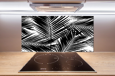 Cooker splashback Palm leaves