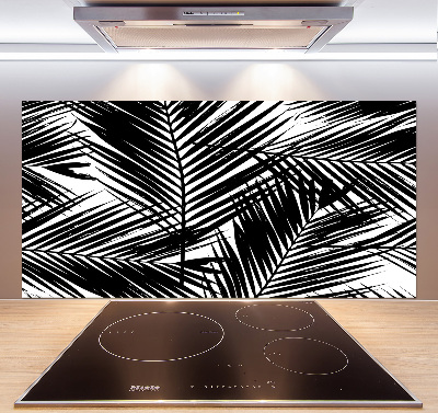 Cooker splashback Palm leaves