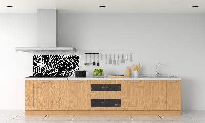 Cooker splashback Palm leaves