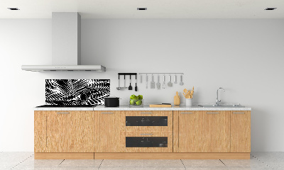 Cooker splashback Palm leaves