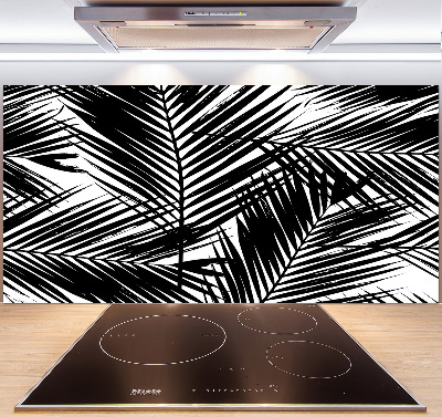 Cooker splashback Palm leaves