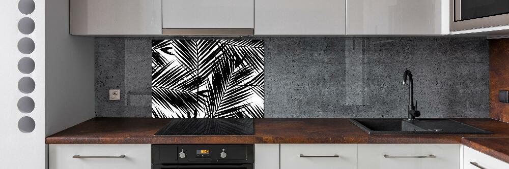 Cooker splashback Palm leaves