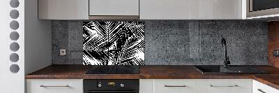 Cooker splashback Palm leaves