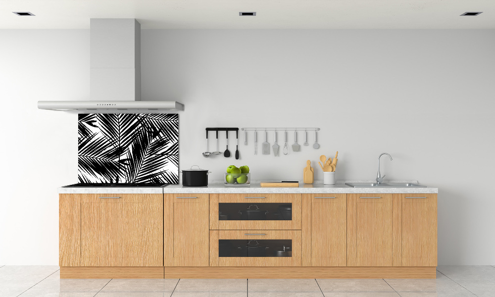 Cooker splashback Palm leaves