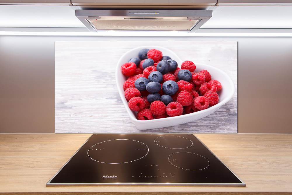 Cooker splashback Raspberries and berries