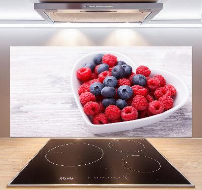 Cooker splashback Raspberries and berries