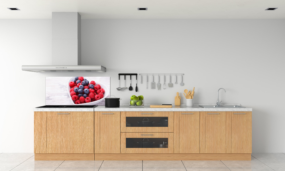 Cooker splashback Raspberries and berries