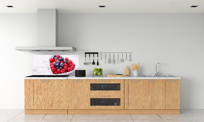 Cooker splashback Raspberries and berries