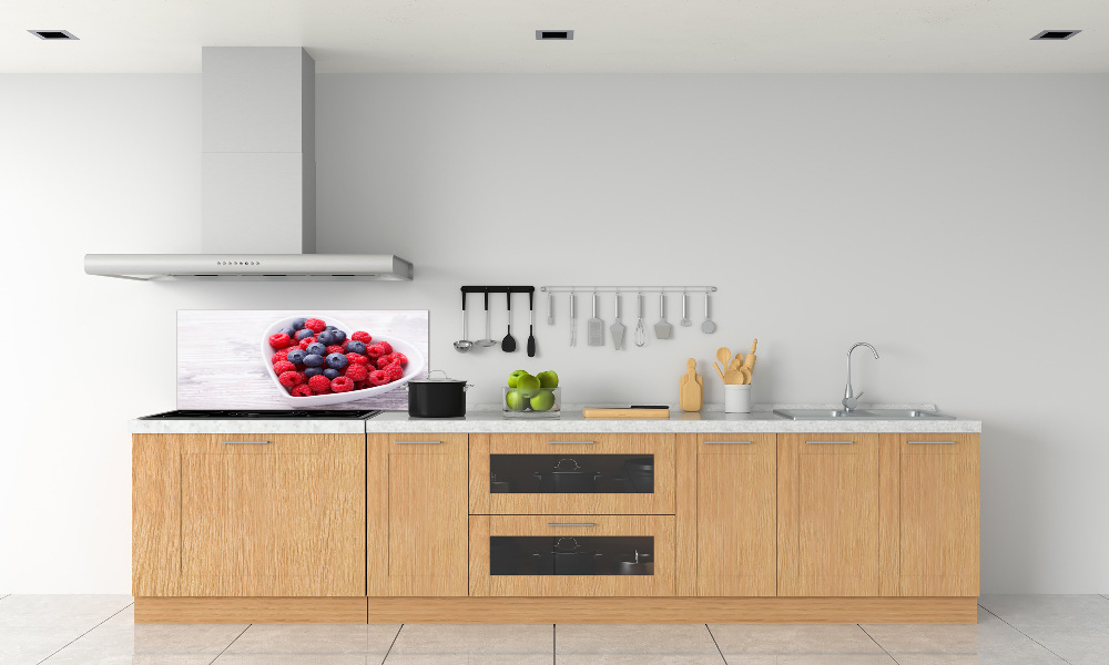 Cooker splashback Raspberries and berries