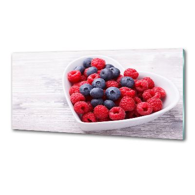 Cooker splashback Raspberries and berries