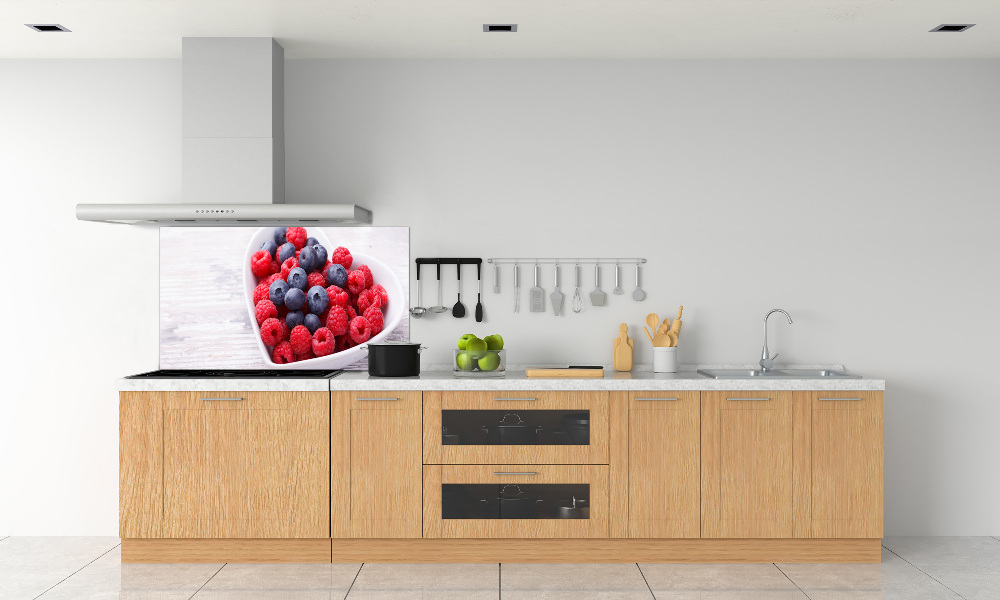 Cooker splashback Raspberries and berries