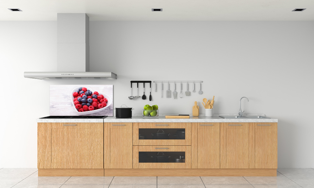 Cooker splashback Raspberries and berries