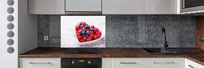 Cooker splashback Raspberries and berries