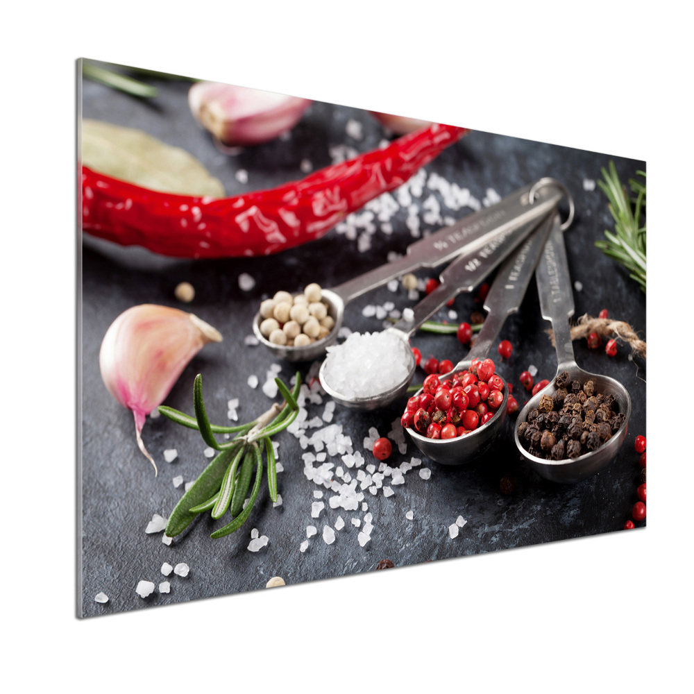 Cooker splashback Herbs and spices