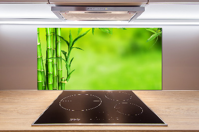 Cooker splashback Bamboo